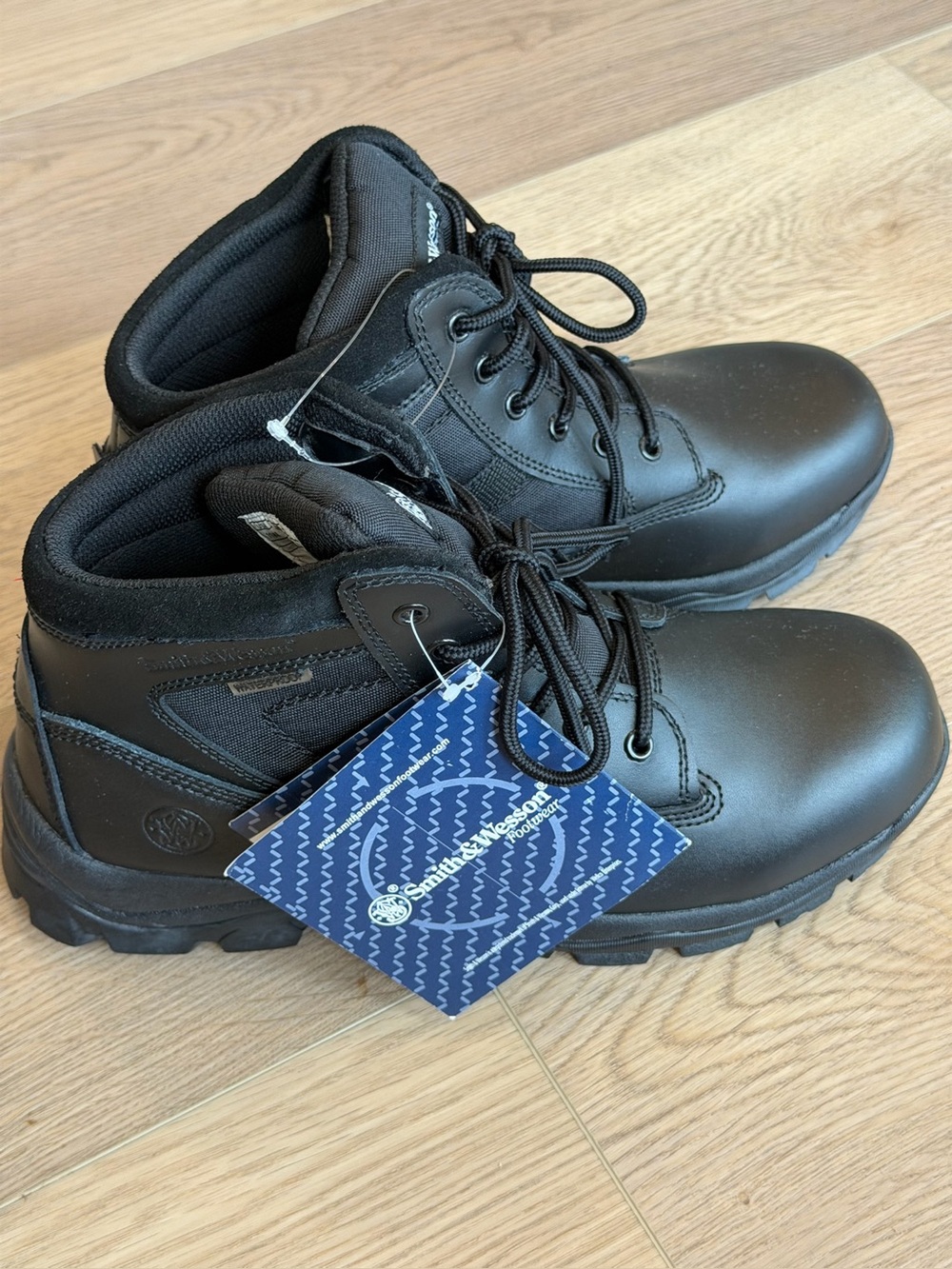 Smith & Wesson Force 6 Waterproof Tactical Boots Women’s 11W Black - Picture 8 of 9